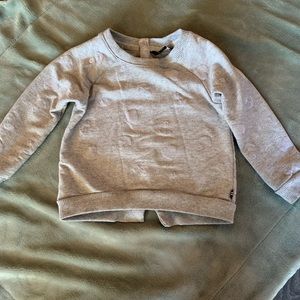 Girls Nautica gray sweater